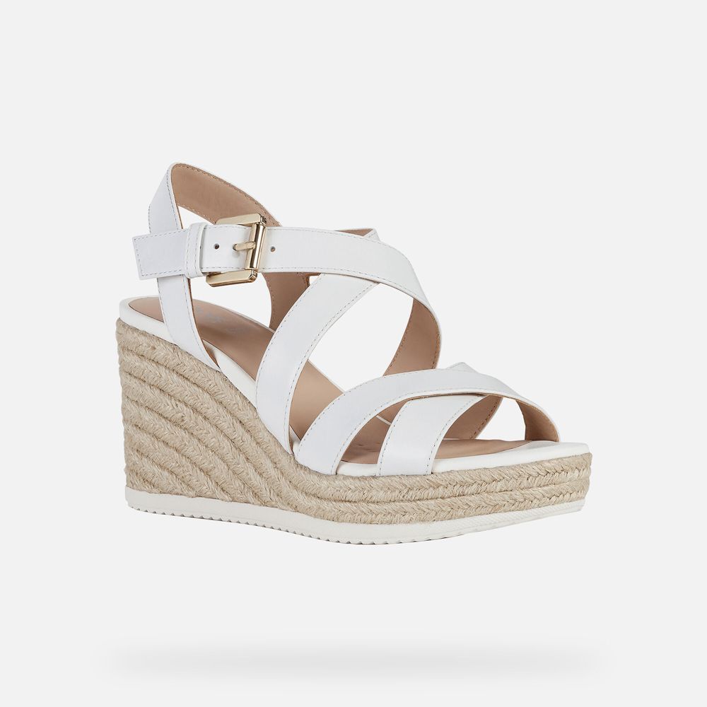 Sandalias Geox Senhora Branco - Ponza - NEKVQ2693